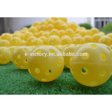 Bolas de golfe oco de fluxo de ar plástico milímetros 42,6 praticam treinamento desportivo bolas